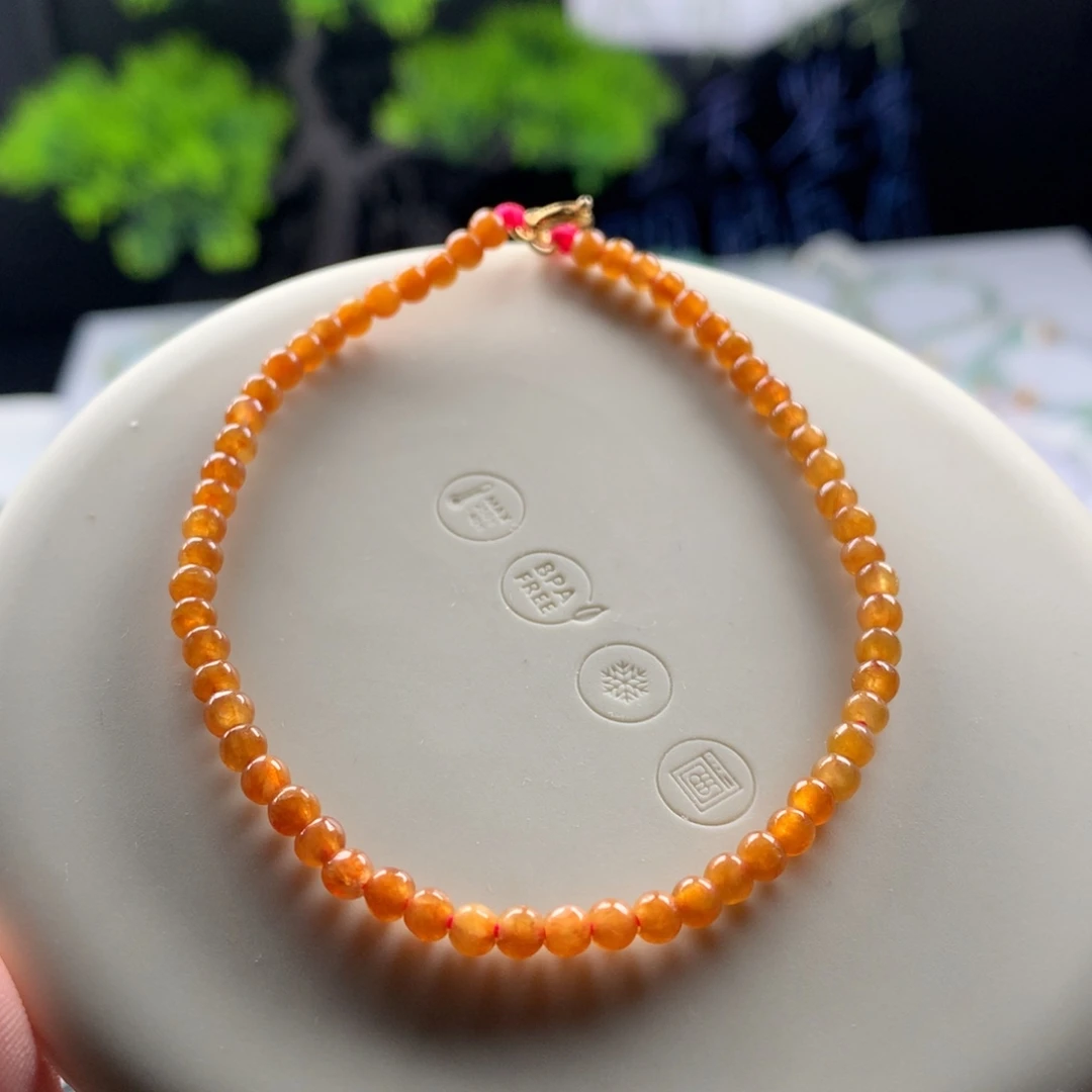 翡翠未镶嵌手链卡3.3