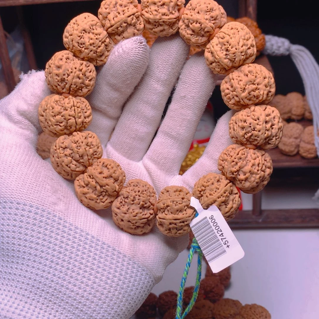 金刚菩提手串金刚菩提雪山籽六瓣雪花扇面