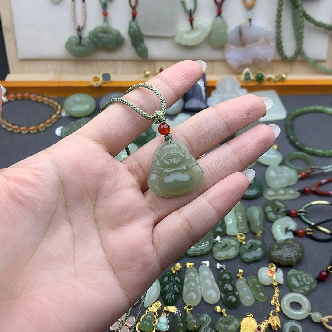 和田玉吊坠(不含链)未镶嵌