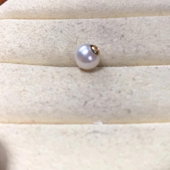 海水珍珠吊坠(不含链)18K金镶嵌