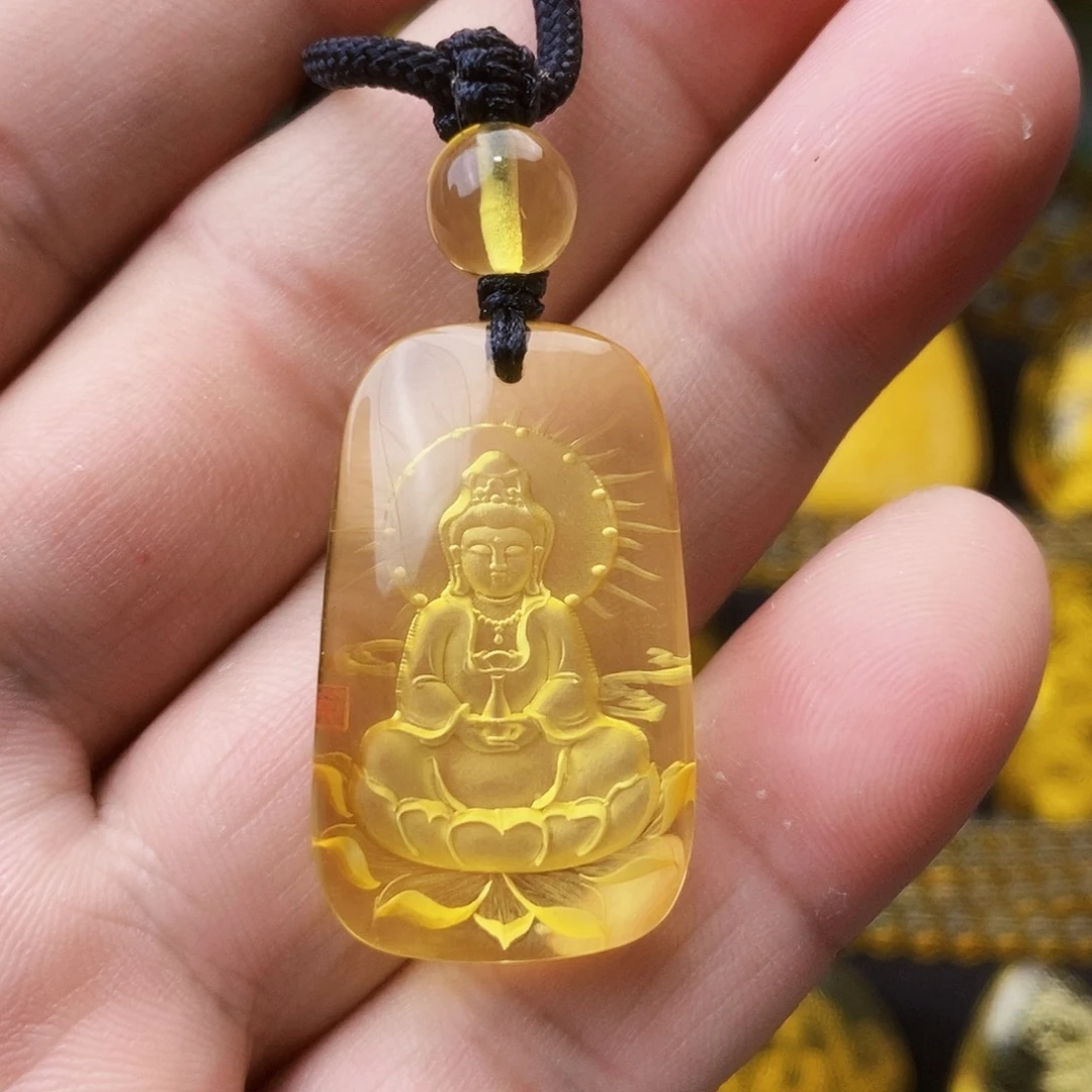 【闪购商品】金珀吊坠(不含链)未镶嵌