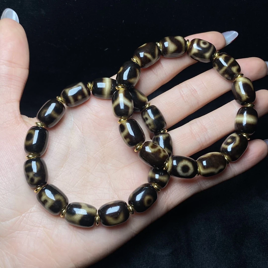 【曹美丽精选】 H82585-玛瑙单圈手串-多样性发其一-6x9mm