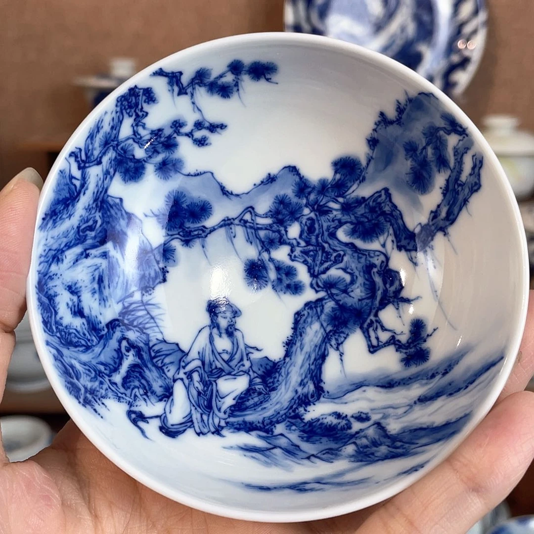 拾藝致物人物普洱杯