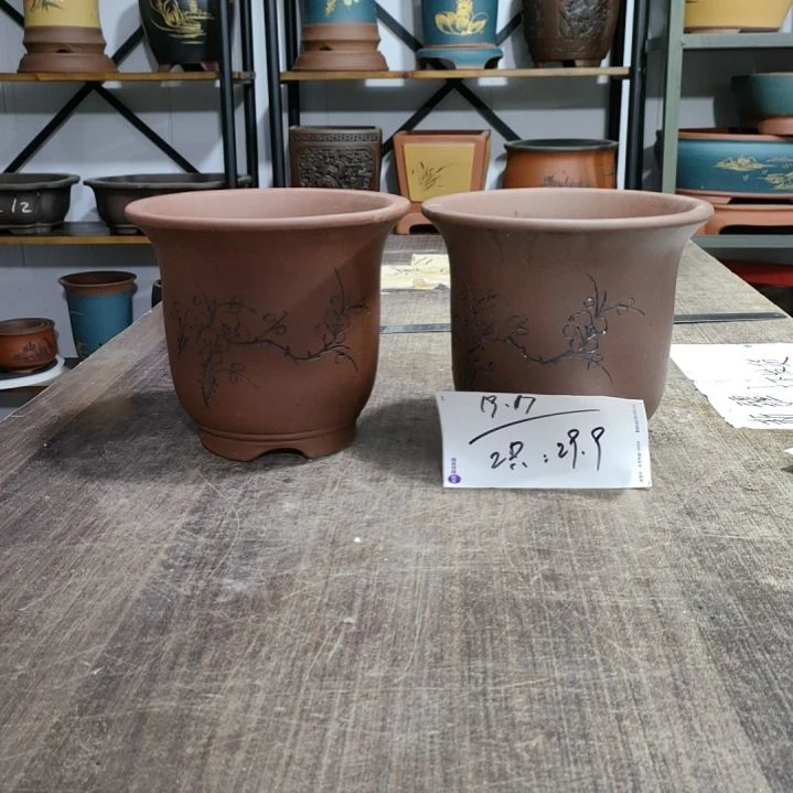 紫砂花盆紫砂花盆