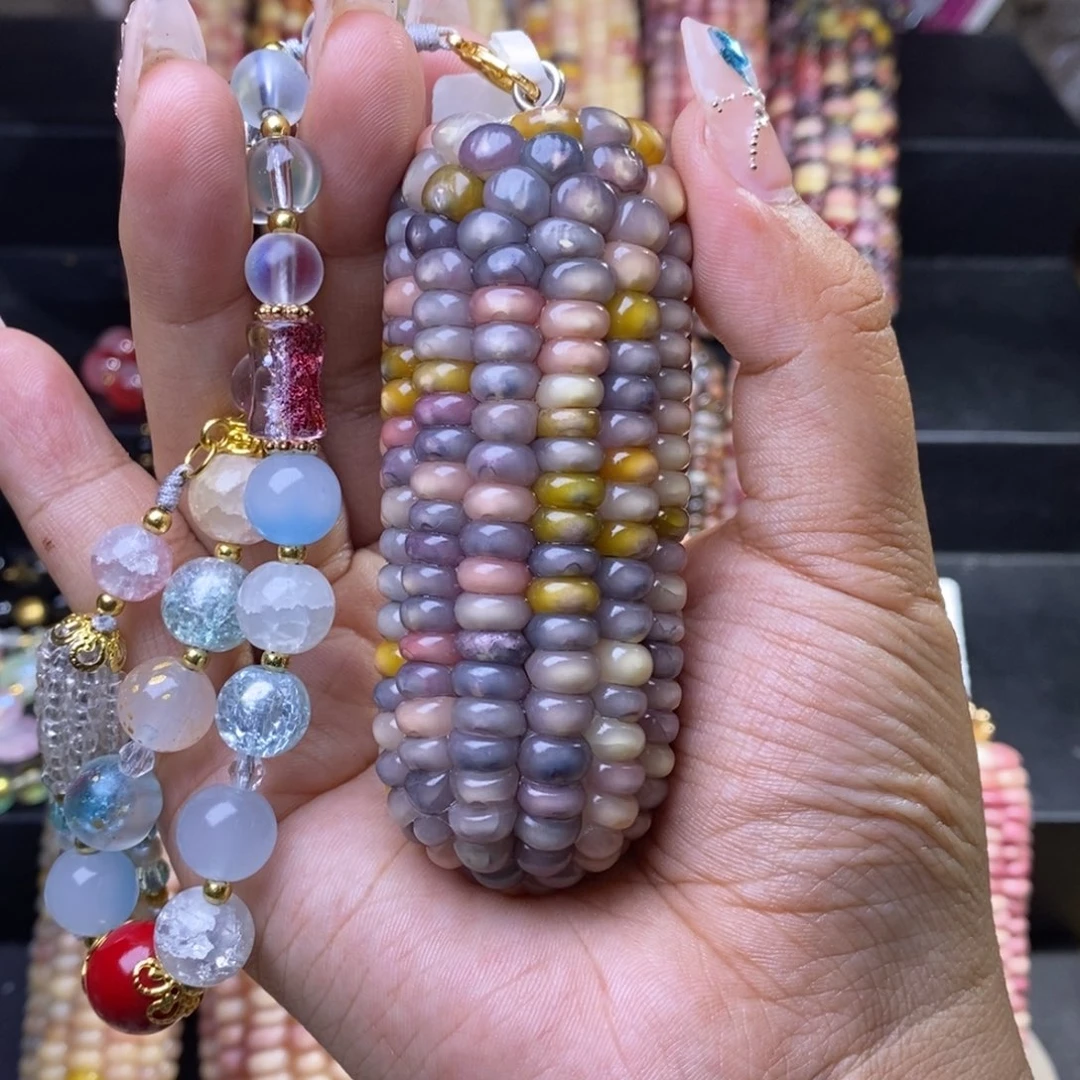 有机玻璃他****区文玩玉米