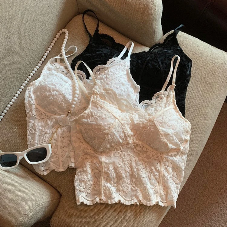 实拍实价春夏时尚蕾丝领吊带洋气时尚