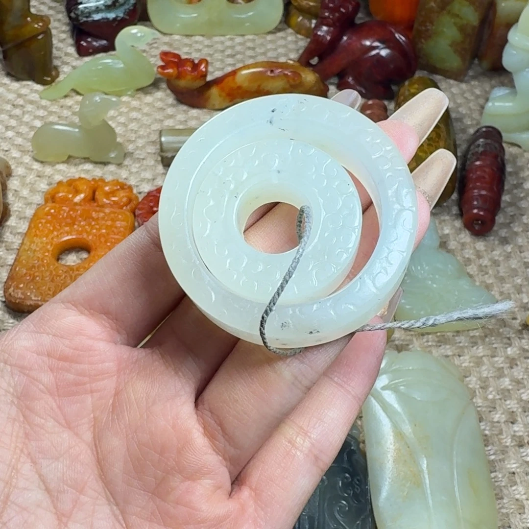 吊坠白玉菩提挂件