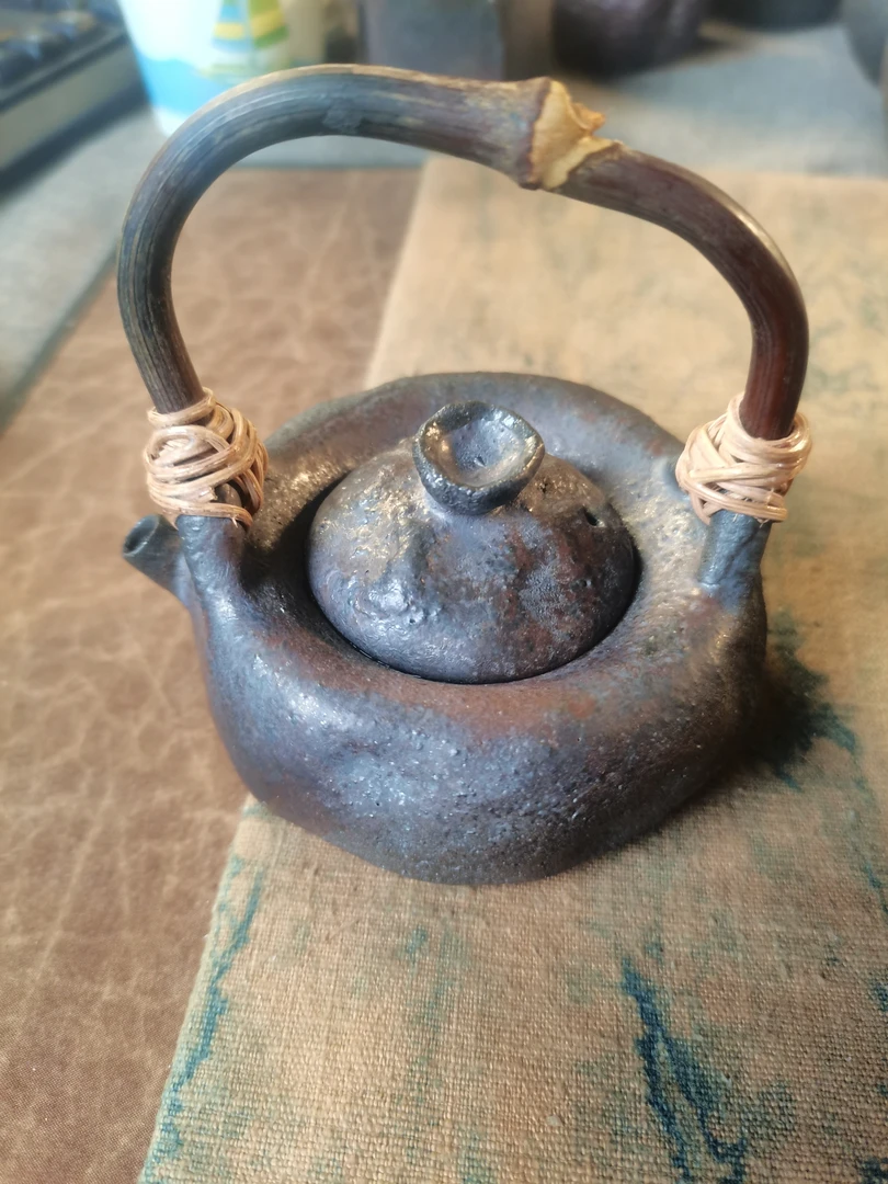 手捏柴烧原矿提梁