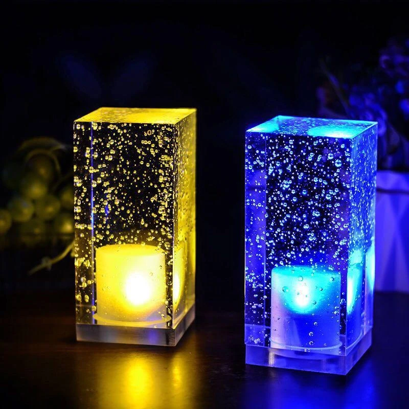 充电酒吧台灯露营户外桌面氛围小夜灯气氛灯水晶灯清吧酒馆桌灯