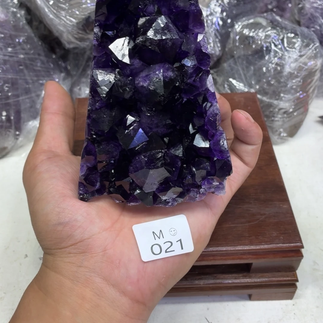 紫晶摆件未镶嵌水晶