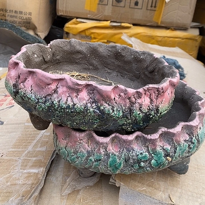 宜兴粗陶紫砂花盆2