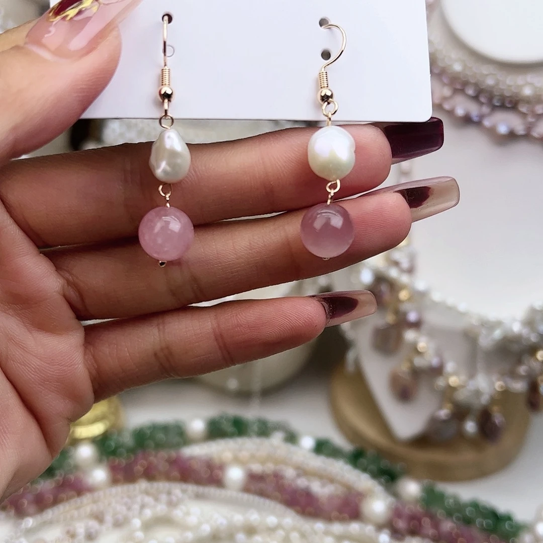 淡水珍珠颈饰银S925镶嵌