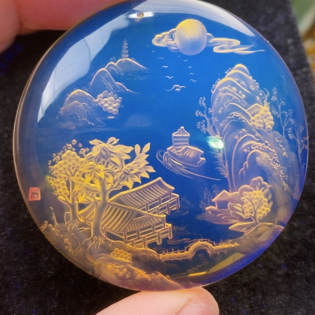 【闪购商品】蓝珀吊坠(不含链)未镶嵌