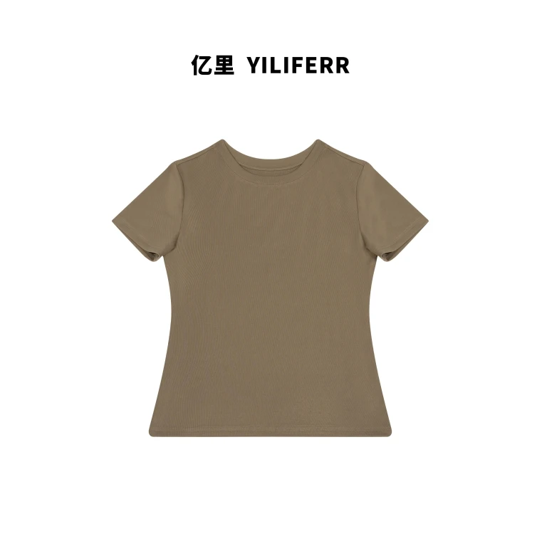 简约大气舒适正肩T恤Y0116