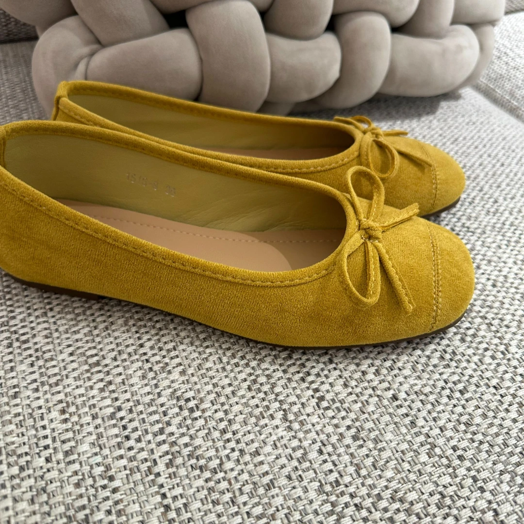 YX六XZ2025021403新款黄色小单鞋百搭时尚休闲