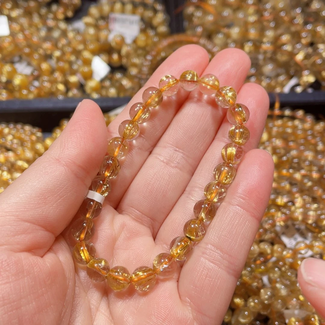 水晶手链未镶嵌天然水晶手链