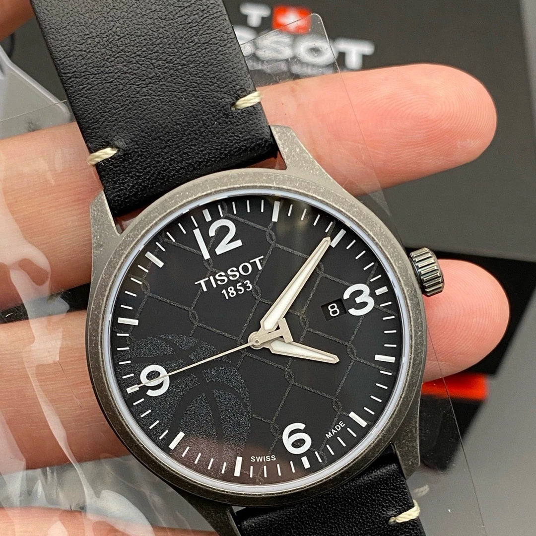 95新 Tissot/天梭 天梭/Tissot 运动 T1166石英PVD涂层45mm
