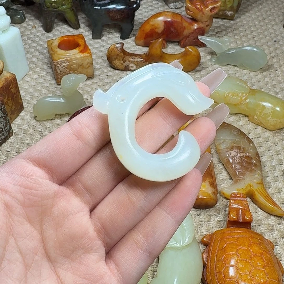 白玉菩提吊坠挂件