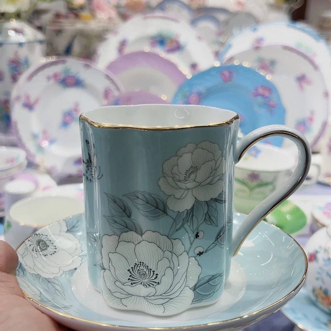 【闪购商品】36%以上骨粉骨瓷咖啡杯碟