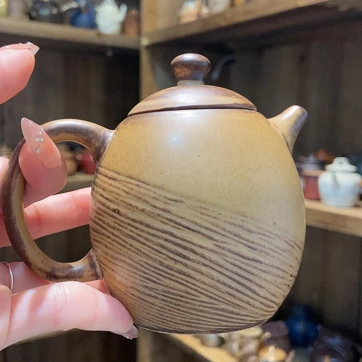 柴烧老岩泥高端茶器