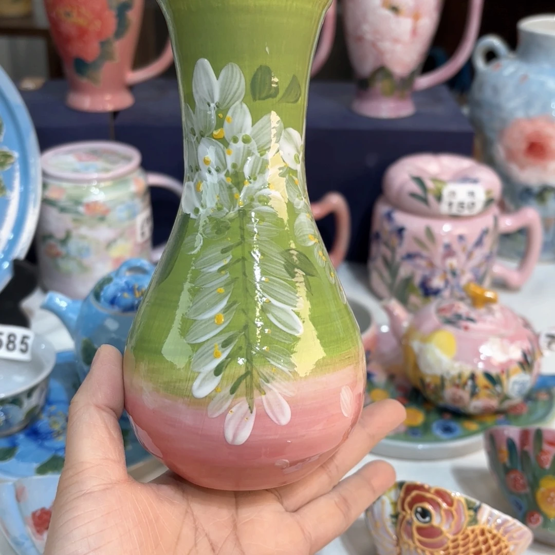 景德镇手绘高温釉下彩陶瓷茶具