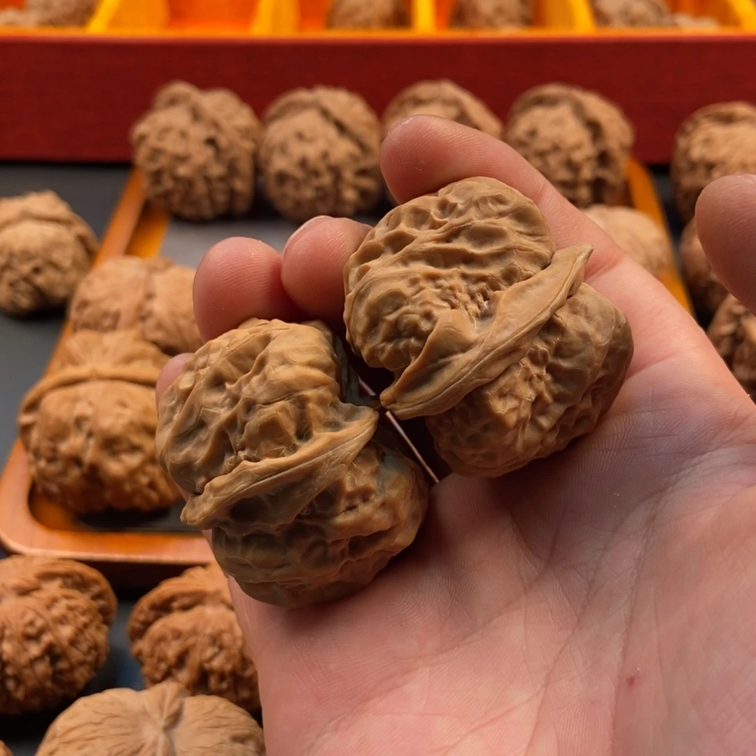 呆***弟吊坠文玩核桃蛤蟆全品41