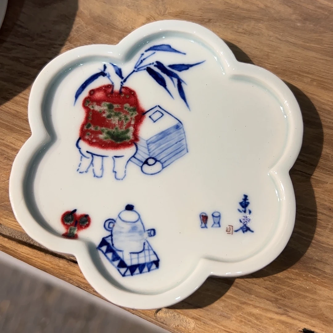 原矿青花釉里红瓷器