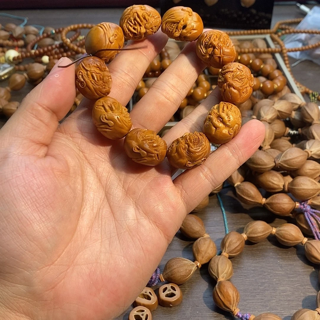 C****手串橄榄核吞噬恶僧 橄榄核手工