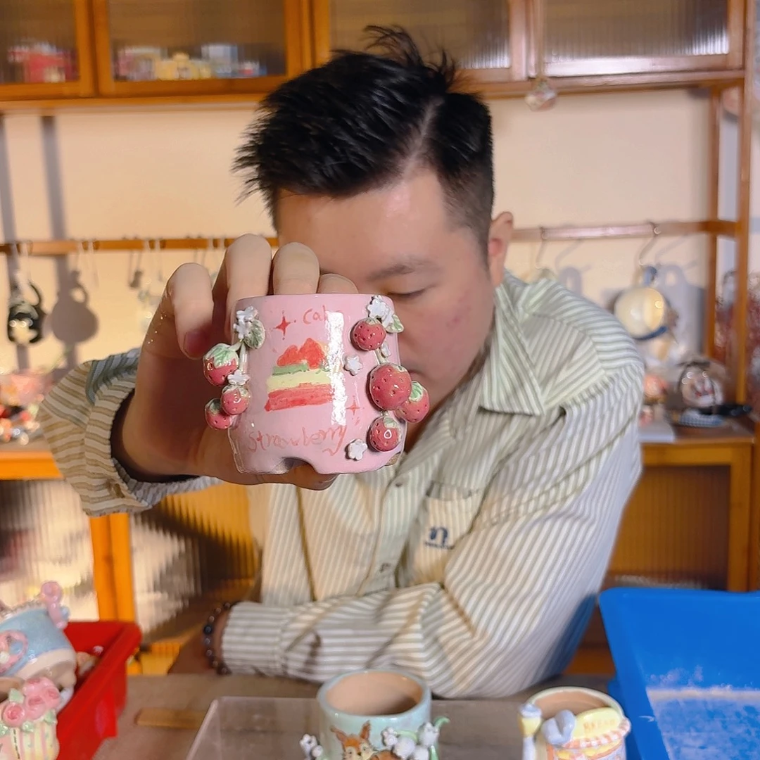 老梧家的手工多肉花盆