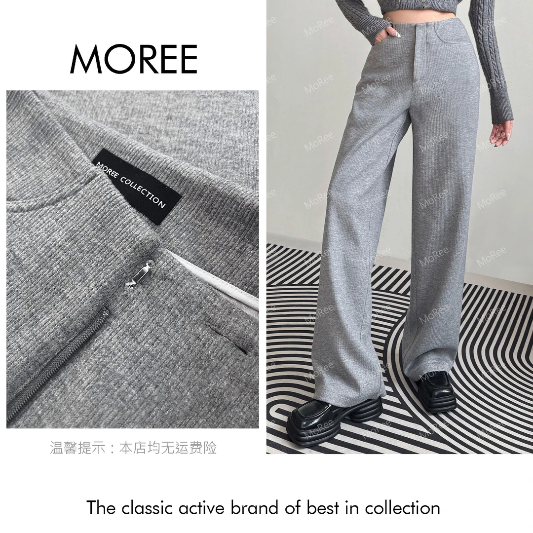 【MOREE】mécanisme版型超正博主同款休闲西裤-F8237