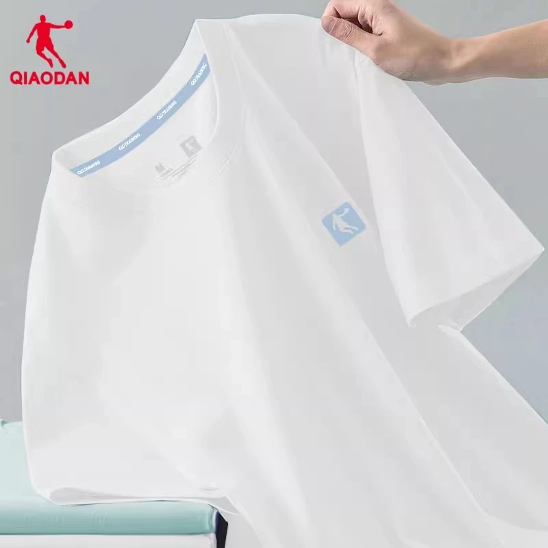 乔丹男装运动短袖t恤男2025夏季男士半袖跑步上衣棉T官网旗舰正品