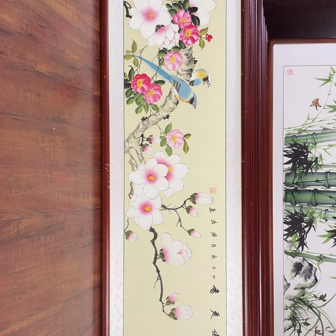 国画带框尺寸48*163厘米