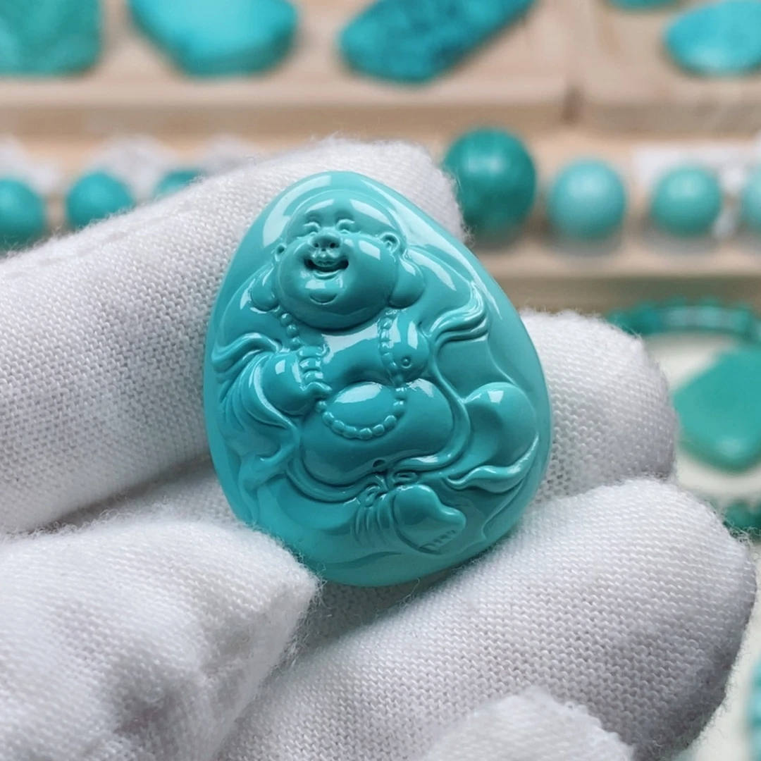 绿松石珠宝奇石未镶嵌