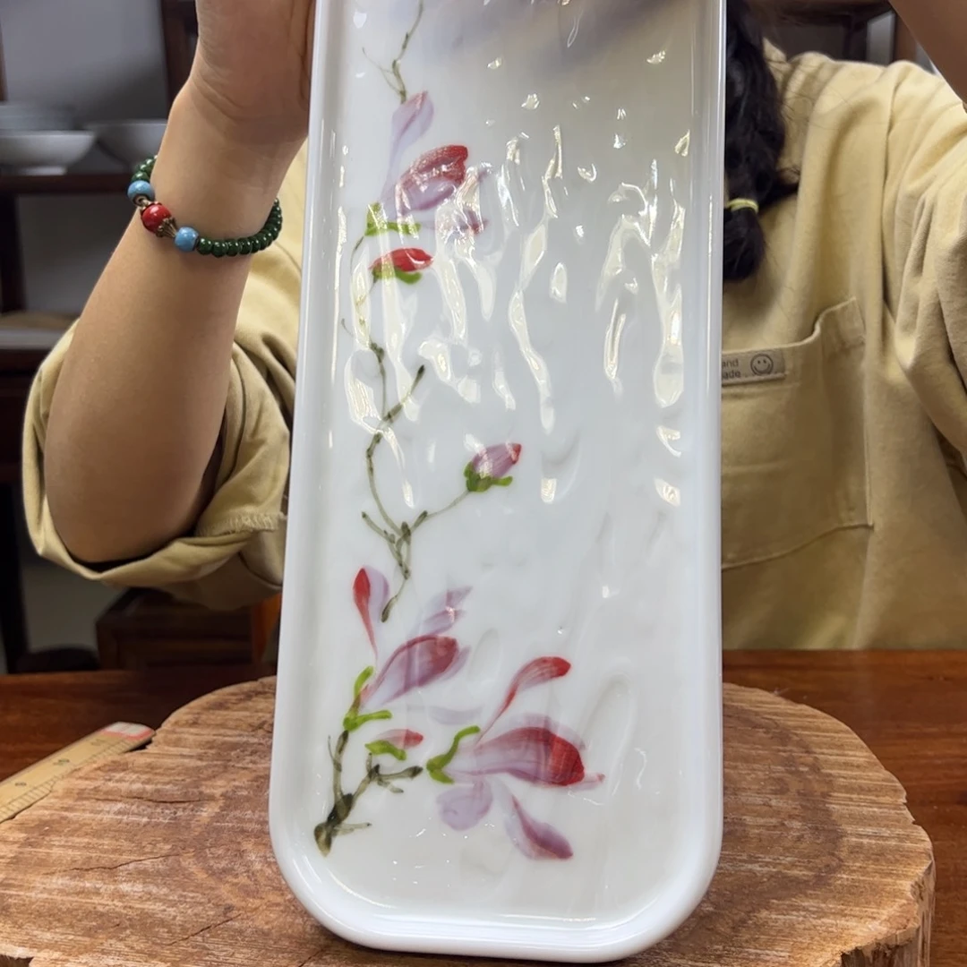 瓷片景德镇陶瓷手工手绘制作