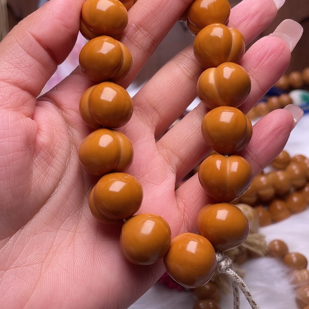 洛***晏猴头核桃手串17屁桃