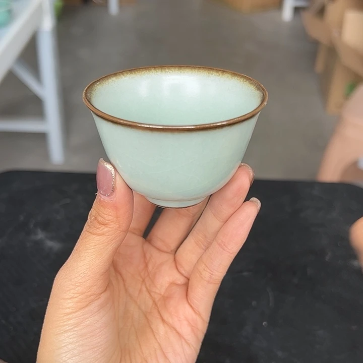 青瓷小米茶器龙泉青瓷