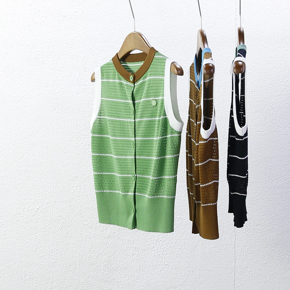 【娜扎同款】 65黏胶 针织背心.