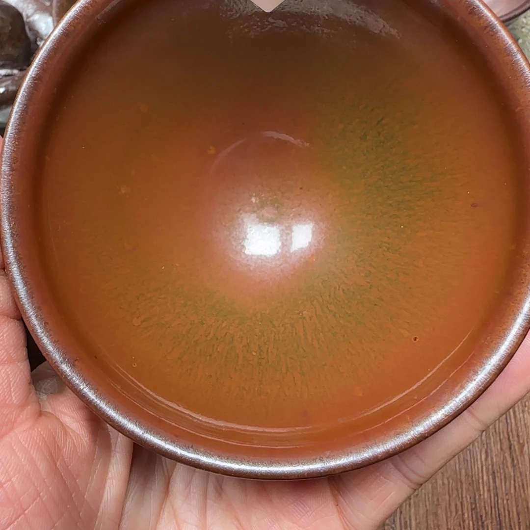 柴烧建盏茶盏茶杯337