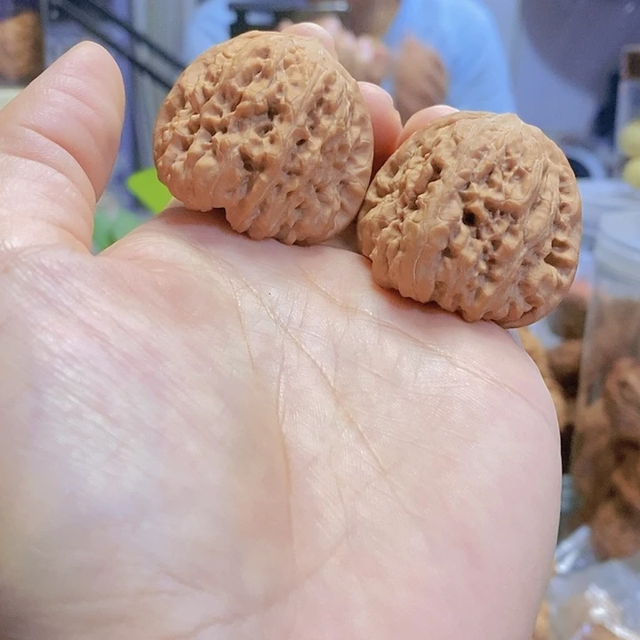 【闪购商品】核桃把件39.5平谷凹底小众