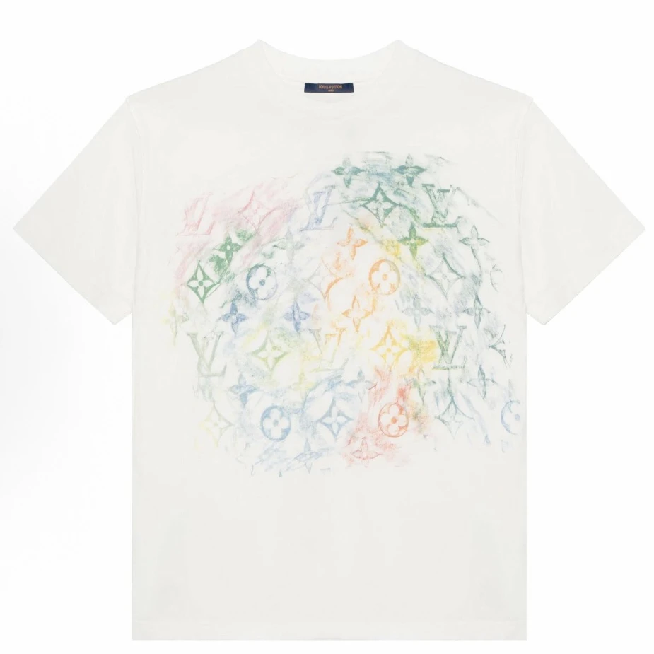 未使用 LouisVuitton/路易威登 彩虹花卉短袖 XS/S/L/XL码 md1412
