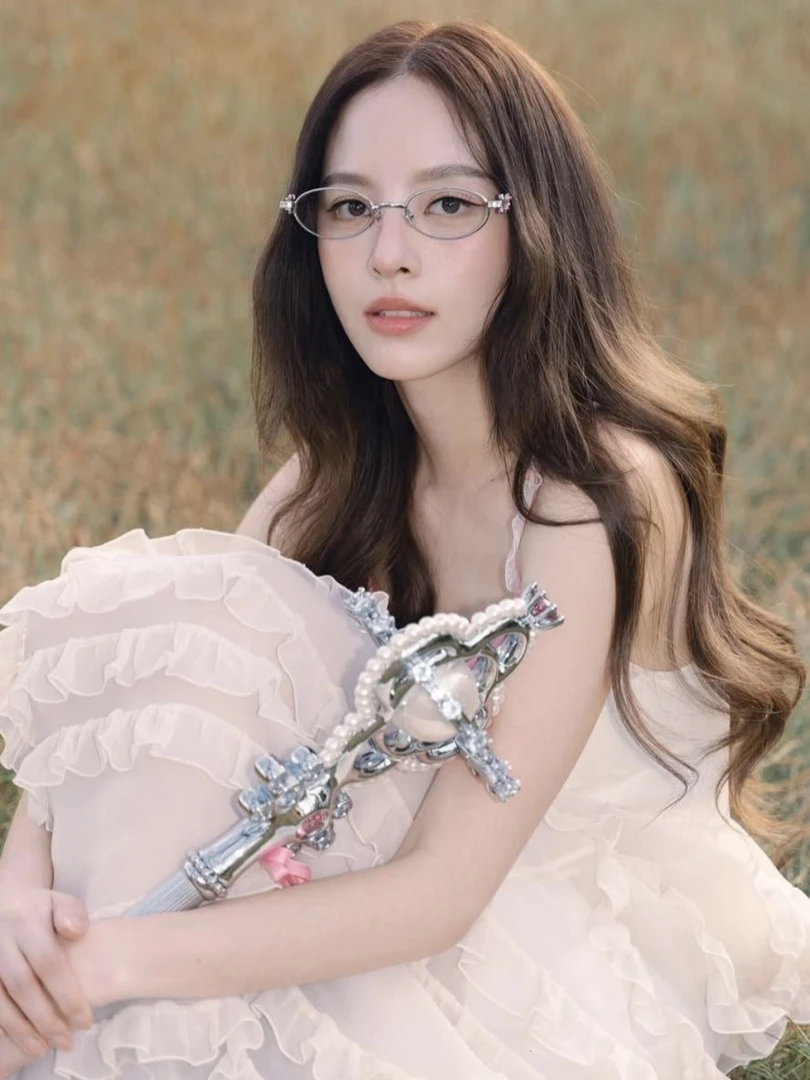 新款GM珠宝系列眼镜ON RING素颜Jennie防蓝光同款近视椭圆形镜架