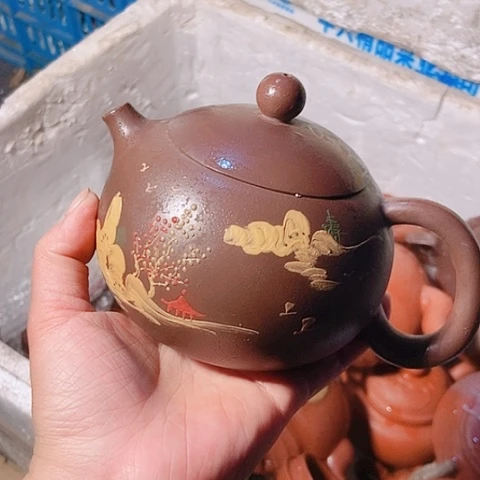 茶杯绿泥宜兴紫砂全手工制作工艺