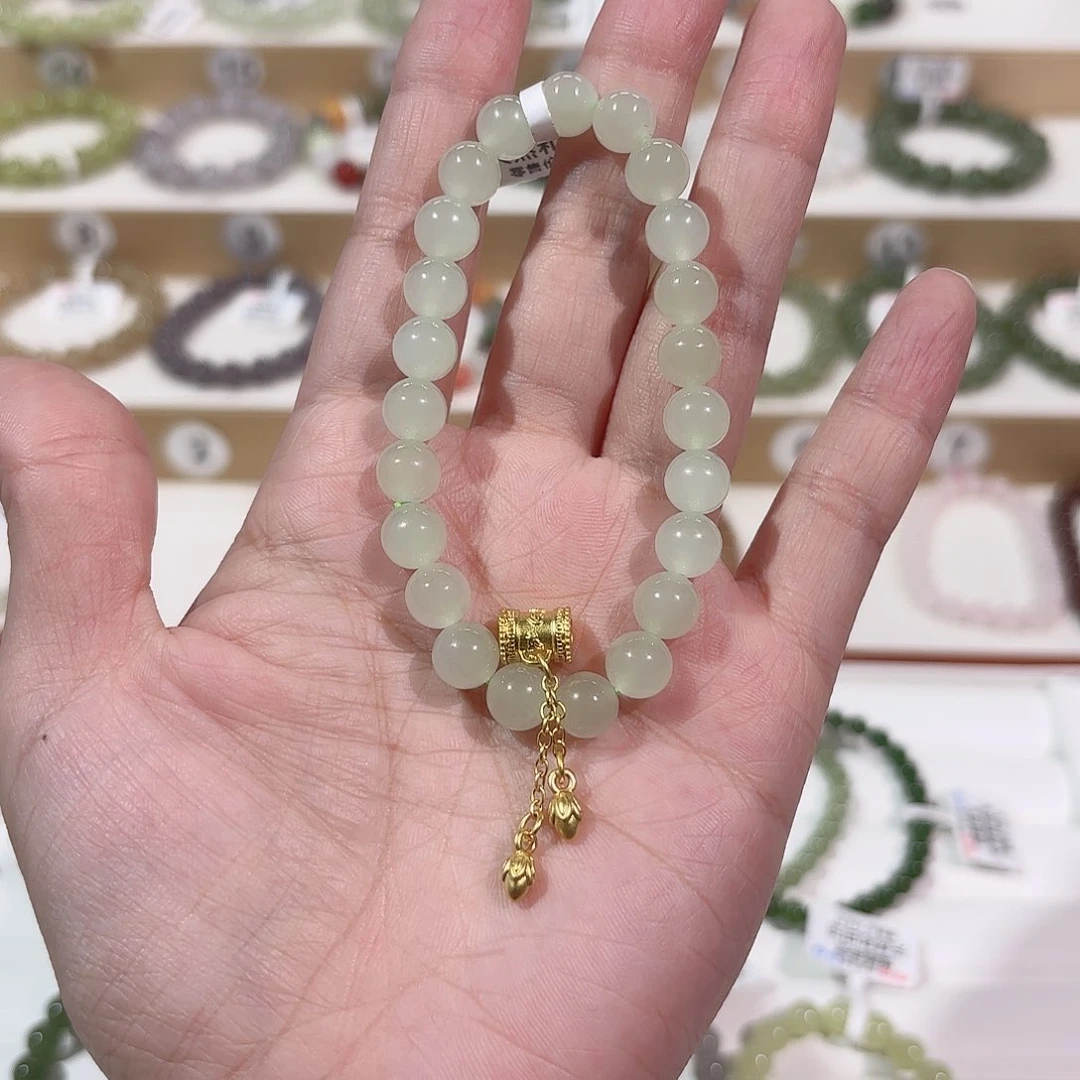 和田玉手链未镶嵌a