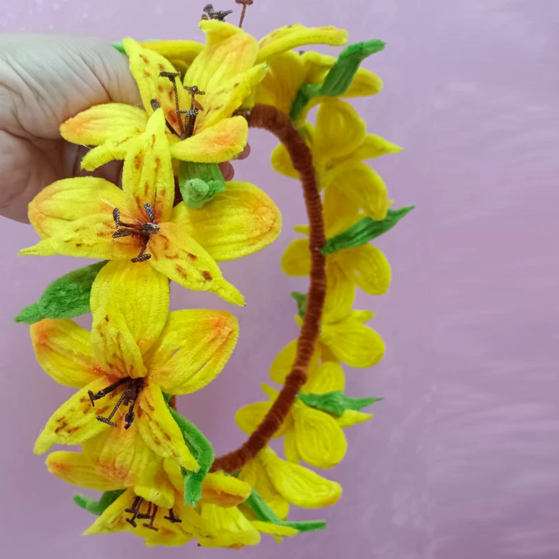 六出花少女气质配饰法式扭扭棒手工DIY可爱材料包送女友闺蜜朋友