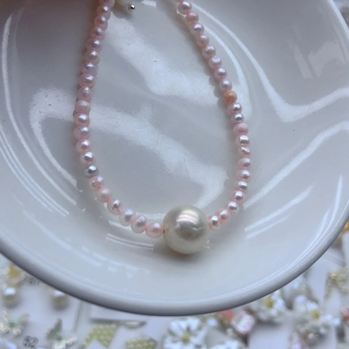 颈饰未镶嵌淡水珍珠