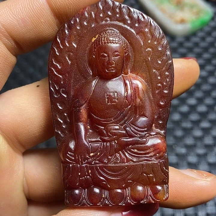紫金钵盂菩提吊坠