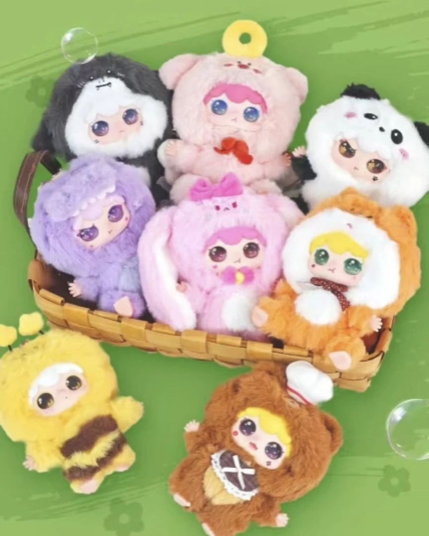 【拆盒】kimipapa动物系列毛绒-天禧潮玩盲盒