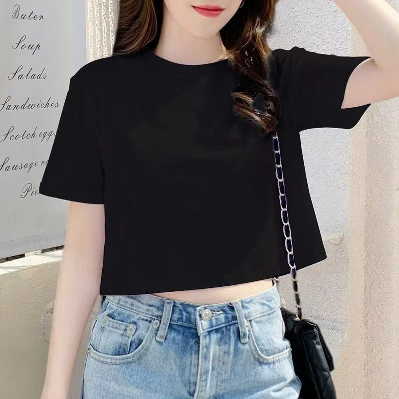 小淘淘家年轻时尚气质潮流显瘦百搭女半袖