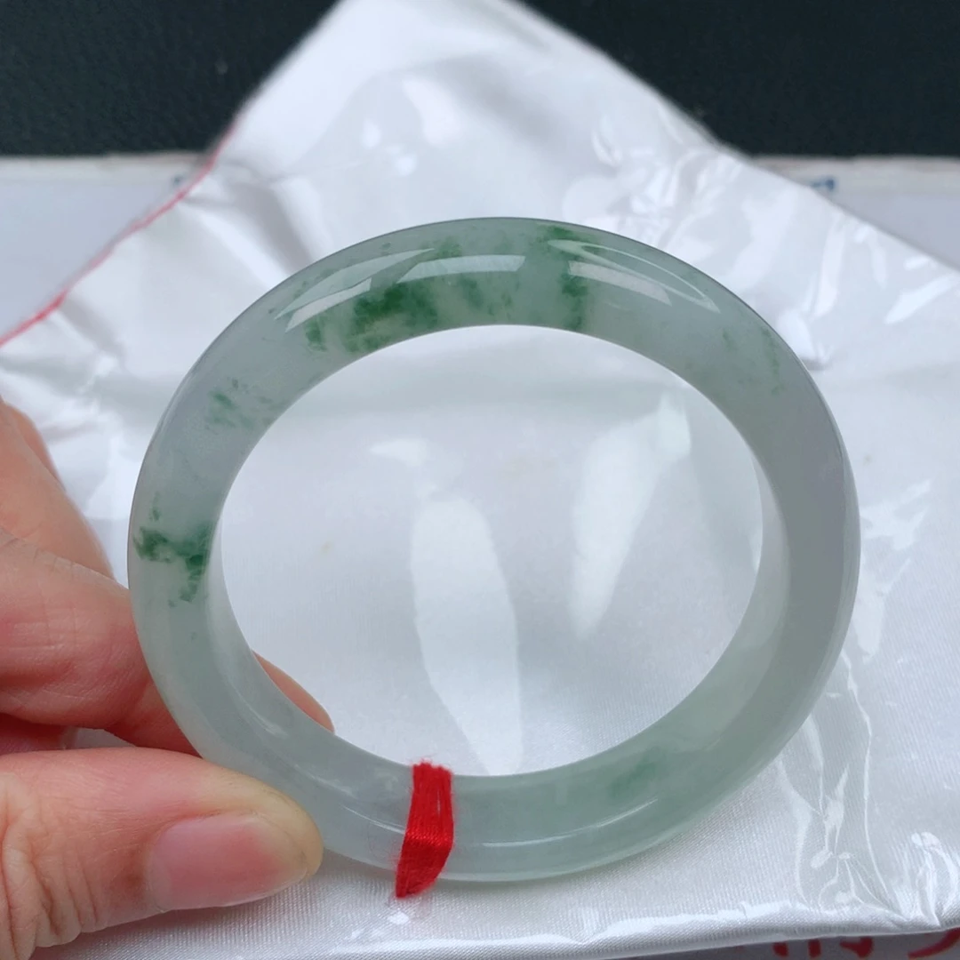 翡翠手镯未镶嵌缅甸天然53-52