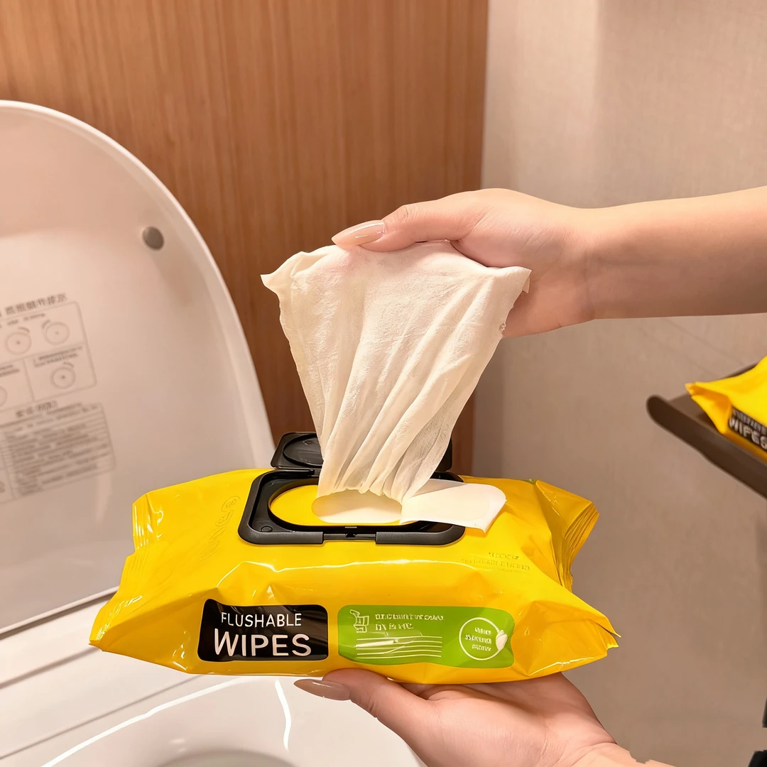 80抽无纺布纯水湿厕纸宝宝可用